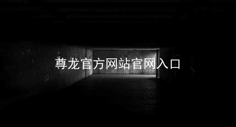 尊龙官方网站官网入口